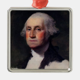 Ornamento De Metal Copiar Antheneum George Washington, Gilbert Stuart