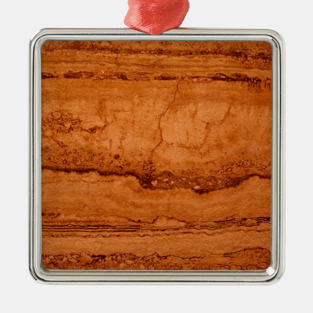 Ornamento De Metal Copper Canyon Granite, amber gold Sedona mountains (Frente)