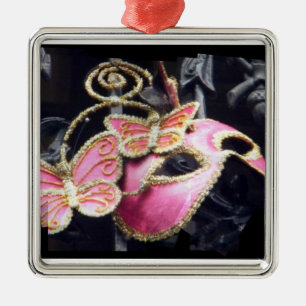 Ornamento De Metal Cor-de-rosa fantasma