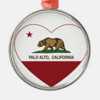 coração de Palo Alto da bandeira de Califórnia
