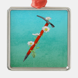 Ornamento De Metal Corante Daisy Ice Ax