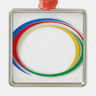 Ornamento De Metal Cores de Google