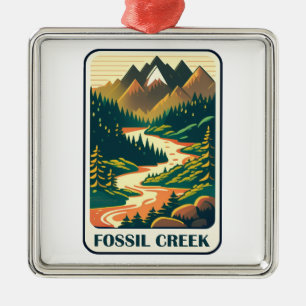 Ornamento De Metal Cores do Fossil Creek Arizona