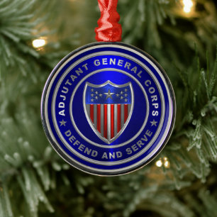 Ornamento De Metal Corpo de Adjutant General