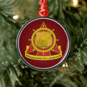 Ornamento De Metal Corpo de Transporte Natal
