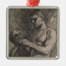 Corpo de um Homem Segurando o Crânio (por Albert E