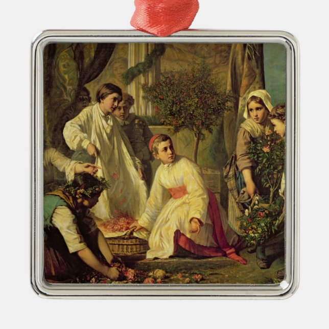 Ornamento De Metal Corpus Christi, 1855 (Frente)