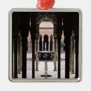 Ornamento De Metal Corte dos leões começados durante o reino de