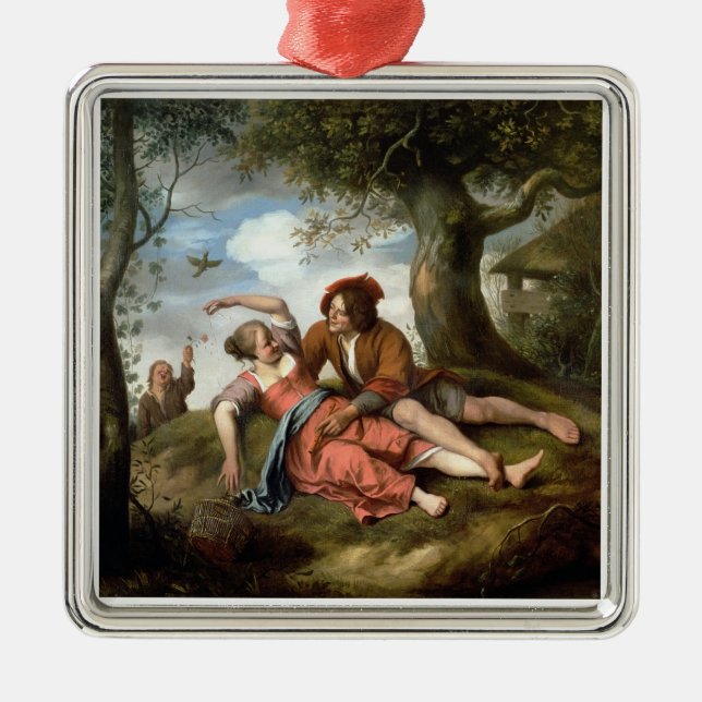 Ornamento De Metal Corte rústico (Frente)