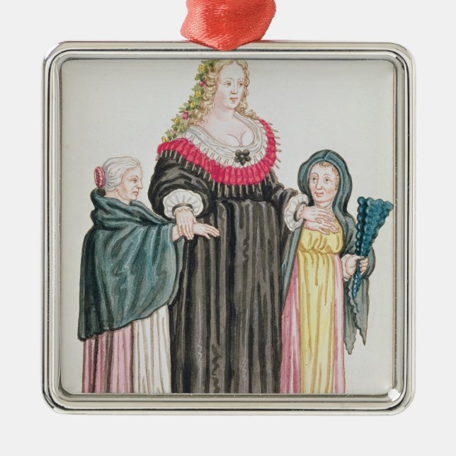 Ornamento De Metal Courtesan Venetian (Frente)