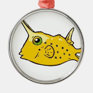 Ornamento De Metal Cowfish de Longhorn