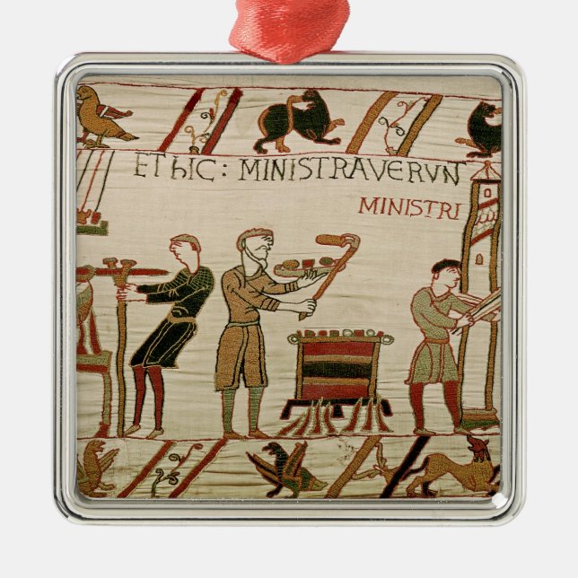 Ornamento De Metal Cozinham a carne (Frente)