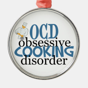 Ornamento De Metal Cozinheiro chefe engraçado