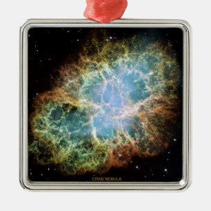 Ornamento De Metal Crab Nebula