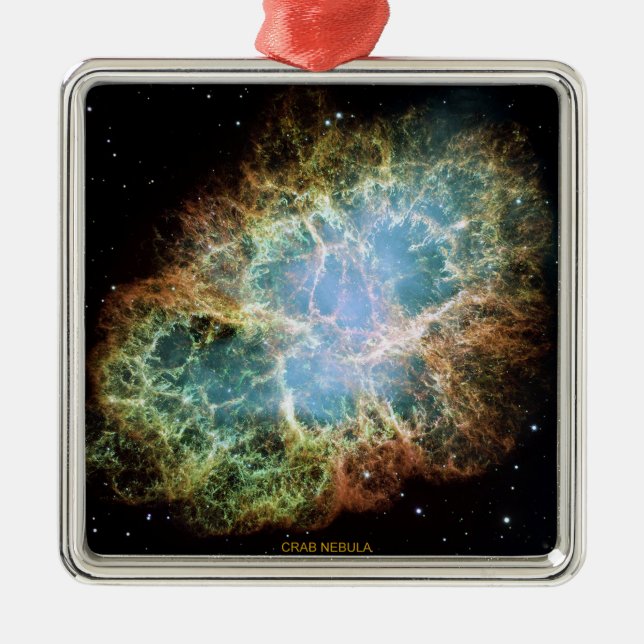 Ornamento De Metal Crab Nebula (Frente)