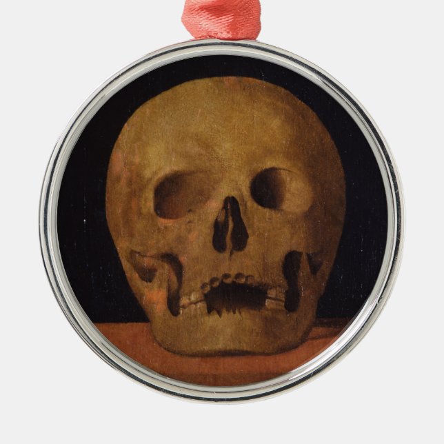 Ornamento De Metal Crânio humano (por Mariotto Albertinelli) (Frente)