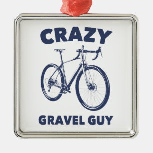 Ornamento De Metal Crazy Gravel Cara Cycling