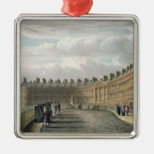 Ornamento De Metal Crescente de Lansdown, banho, 1820