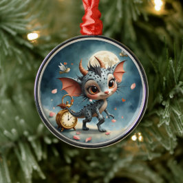 Ornamento De Metal Criatura ao Luar Caelum Tickwing