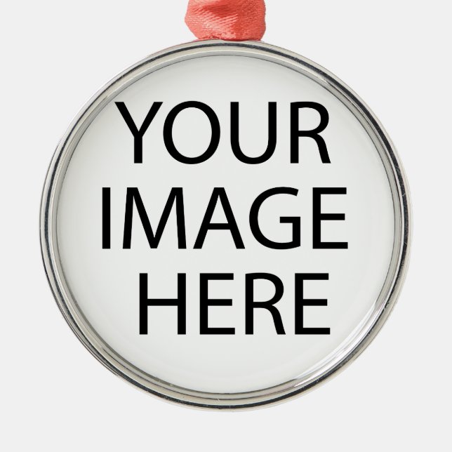 Ornamento De Metal Crie O Seu! (Frente)