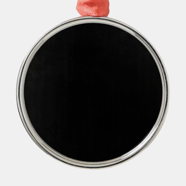 Ornamento De Metal Crie seu (Frente)