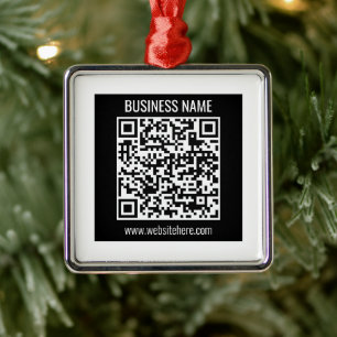 Ornamento De Metal Crie um código QR moderno instantaneamente