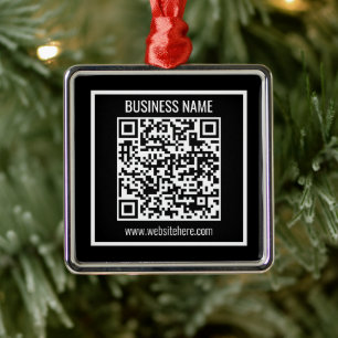Ornamento De Metal Crie um código QR moderno instantaneamente