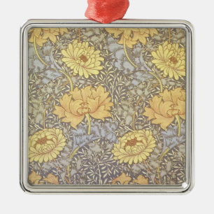 Ornamento De Metal Crisântemo Flor de Mãe de William Morris