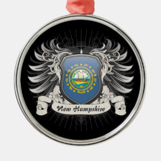 Ornamento De Metal Crista de New Hampshire