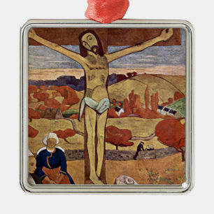 Ornamento De Metal Cristo Amarelo de Paul Gauguin, Arte Fino Antigo