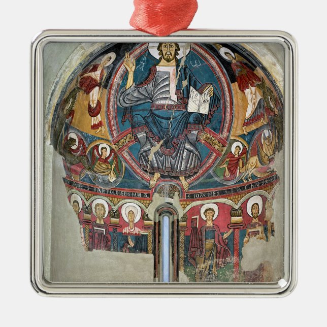 Ornamento De Metal Cristo na glória 2 (Frente)