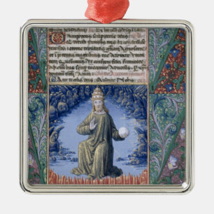 Ornamento De Metal Cristo na majestade