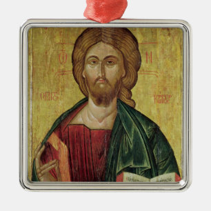 Ornamento De Metal Cristo Pantocrator, 1607