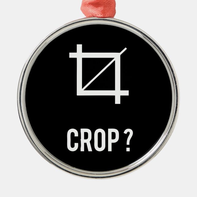 Ornamento De Metal Crop Top (Frente)