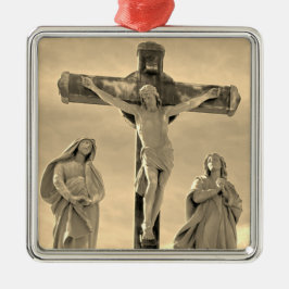 Ornamento De Metal Crucificação de Cristo
