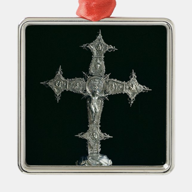 Ornamento De Metal Cruz do Processional (Frente)