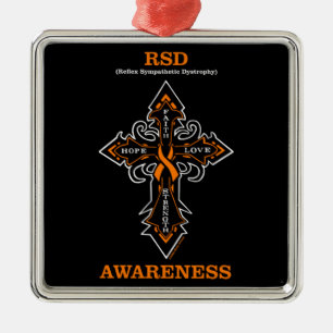 Ornamento De Metal Cruzamento/Consciência...RSD