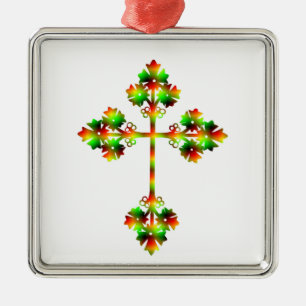 ORNAMENTO DE METAL CRUZAMENTO DO RICO