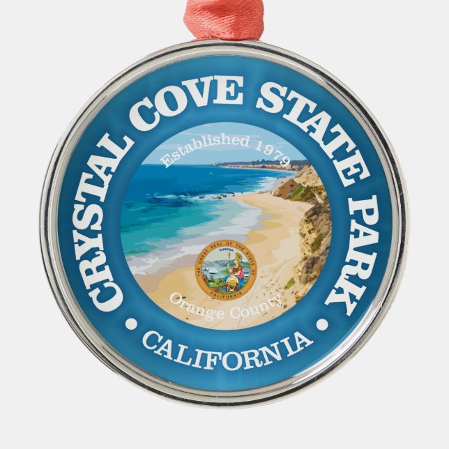 Ornamento De Metal Crystal Cove SP (Frente)