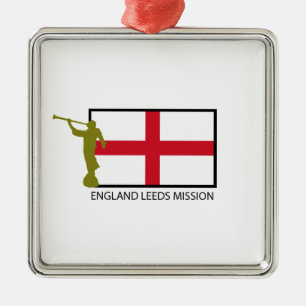 ORNAMENTO DE METAL CTR DA MISSÃO LDS DE INGLATERRA LEEDS