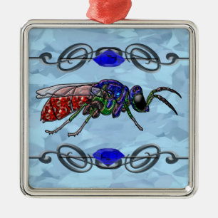 Ornamento De Metal Cuckoo Wasp