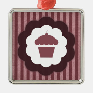 Ornamento De Metal cupcake vintage
