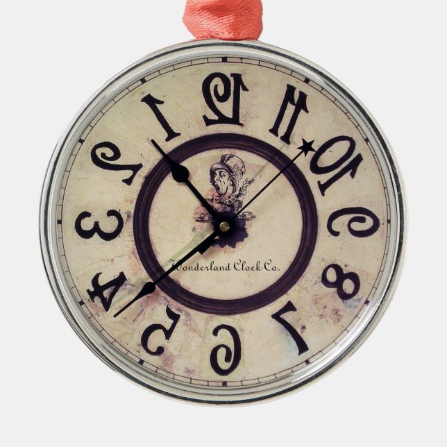 Ornamento De Metal Curious Clock 1 (Frente)