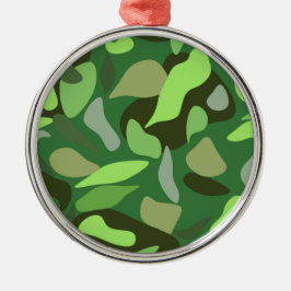 Ornamento De Metal Customize Camouflage