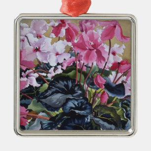 Ornamento De Metal Cyclamen 2004