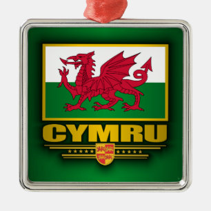 Ornamento De Metal Cymru (Wales)
