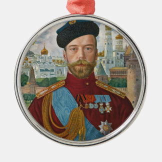 Ornamento De Metal czar Nicholas II