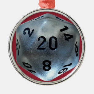ORNAMENTO DE METAL D20