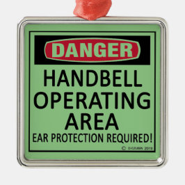 Ornamento de metal da área de operação do Handbell