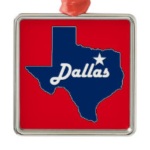 Dallas Texas Lone Star State Map Texan Natal